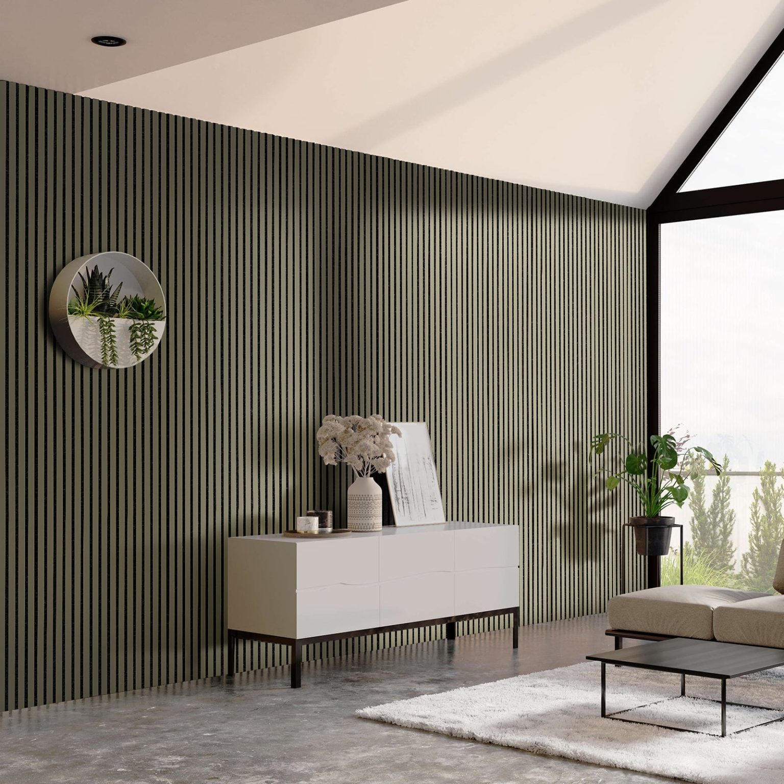 Woodupp Acoustic Akupanel Moss TP Veneer